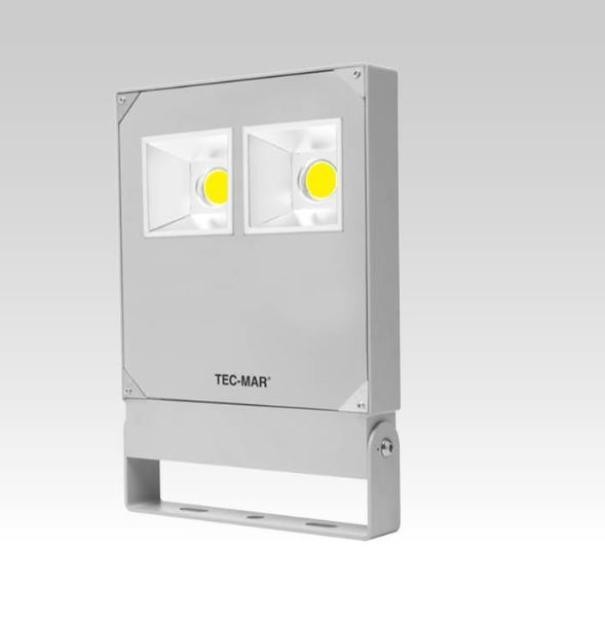 Proiettore led PR Tec-Mar Polar 3 190W 4000K on/off - 7028PR4190GL