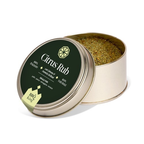 BBQ King Citrus Butter Rub Insaporitore agli agrumi di Sicilia 70 gr