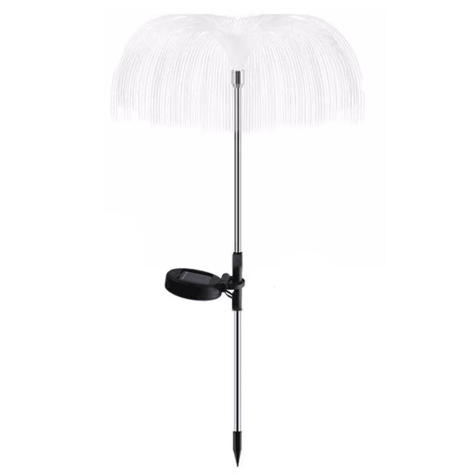 Luce LED solare da esterno a medusa in acciaio inox 2700K