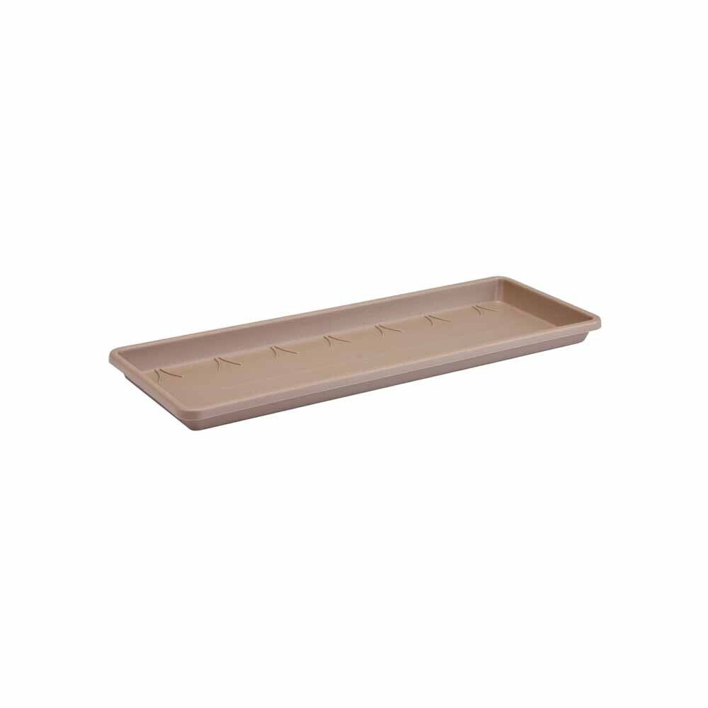 barcelona trough saucer 90cm taupe elho