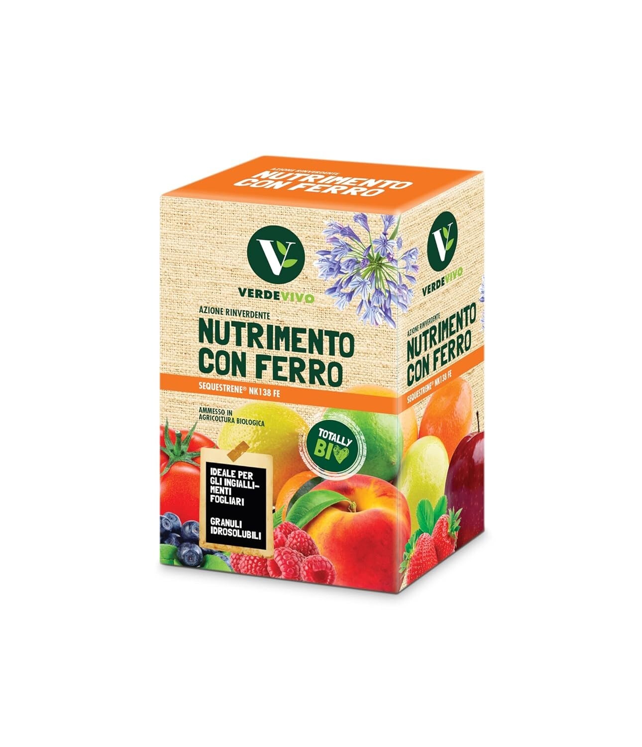VERDEVIVO Sequestrene Concime NK138Fe in Granuli Solubili 100 gr (Busta Singola)