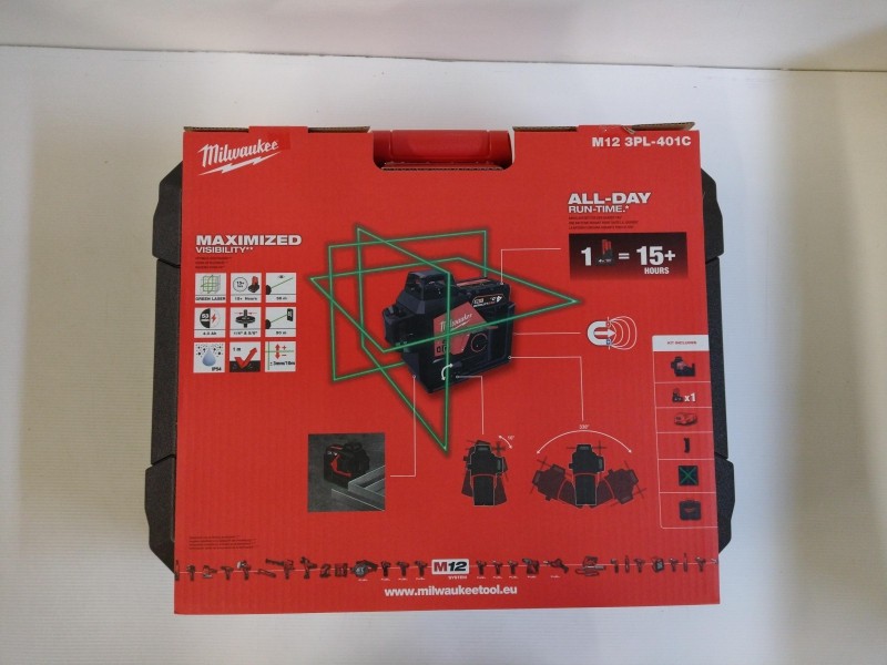 Milwaukee M123PL-401C Laser rotante