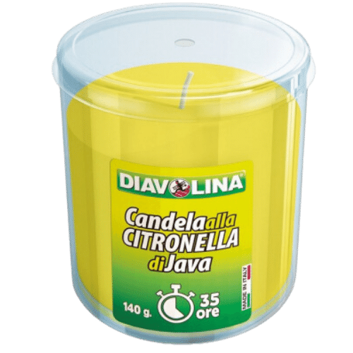 Candela Citronella Bicchiere Diavolina
