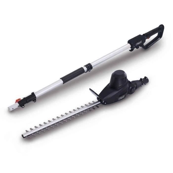 Scheppach ETHT500 Tagliasiepi Elettrico 500W Telescopico con Lama da 45cm