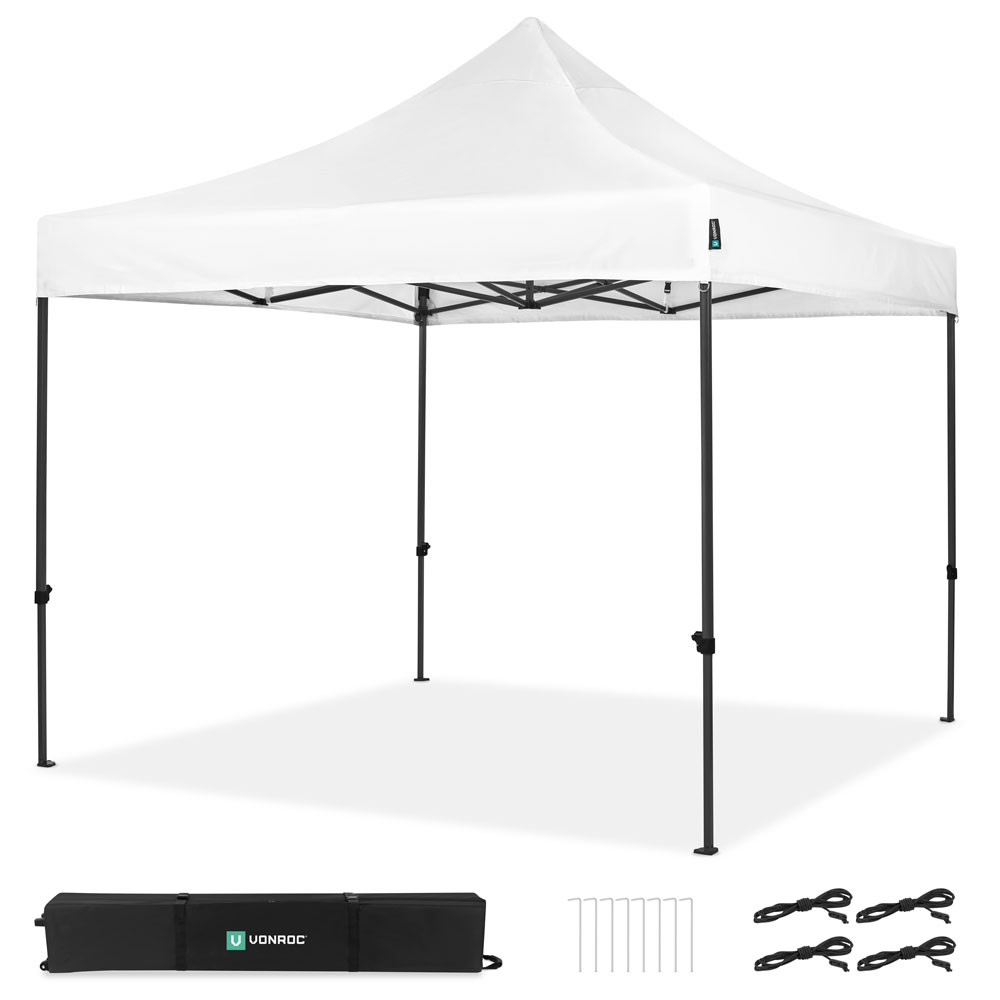 Gazebo 3x3m Easy-Up, Impermeabile, UV 50+, con Borsa VONROC