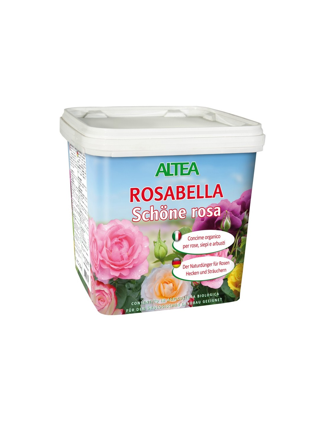 Altea ROSABELLA Concime organico granulare con Guano Rose Siepi Arbusti 3,5 KG