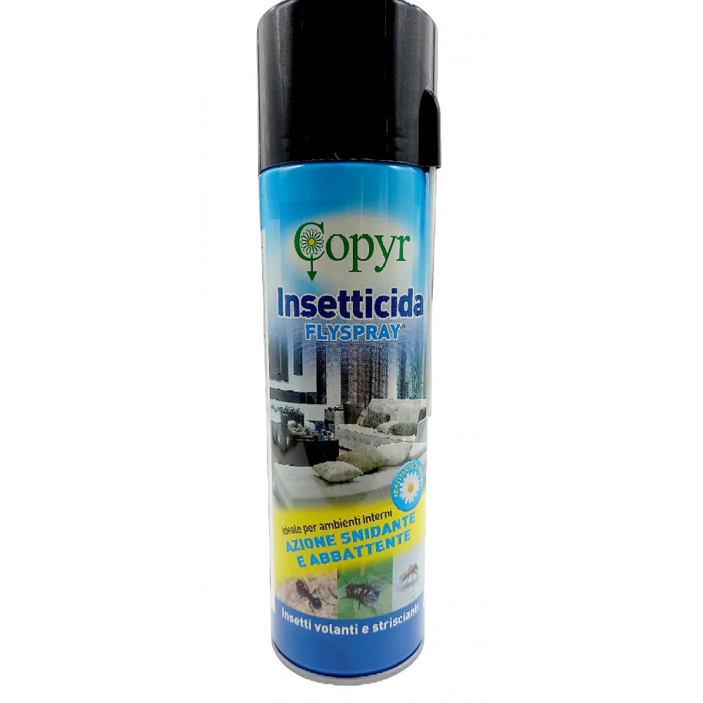 Spray insetticida per pesciolini d'argento, a base di piretro, con cannuccia, pe