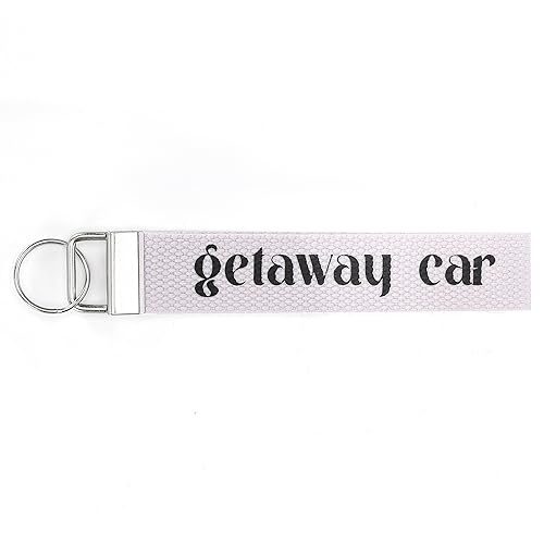 Asvp Shop Getaway Car – Portachiavi In Tela Con Cordino In Morbido Tessuto, Sabbia, Taglia Unica