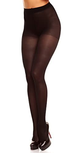 Glamory Vital 40 Support Tights Collant Di Sostegno, 40 Den, Black, 4Xl (Pacco Da 2) Women'S