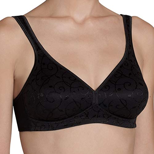 Triumph Donna Elegant Cotton N, Bra, Black, 6C