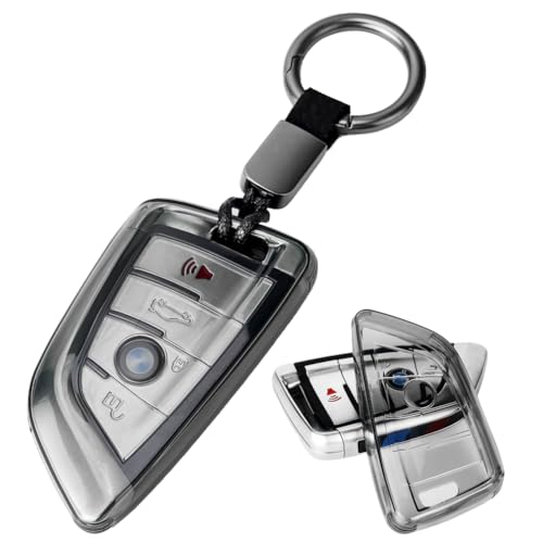 Xmscn Tpu Auto Key Cover, Key Cover Suitable For Bmw 1/2/3/4/5 Series X1 X2 X3 X4 X5 X6 F15 F16 F25 F44 F45 F48 F49 F85 F86 G30 G31 M3 M4 Z4, Key Cove