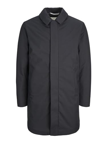 Jack & Jones Jprccclement Mac Coat Cappotto, Nero, L Uomo