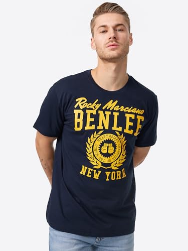 Benlee Rocky Marciano Men Regular Fit T-Shirt Duxbury, Uomo, Blu Scuro, Xl