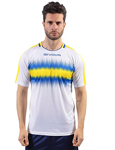 Givova Shirt Radio Giallo/Azzurro Tg. M