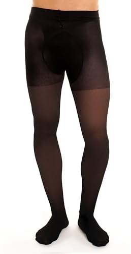 Glamory Support 70 Collant Di Sostegno Da Uomo, 70 Cm, Nero, 3Xl Große Größen Men'S