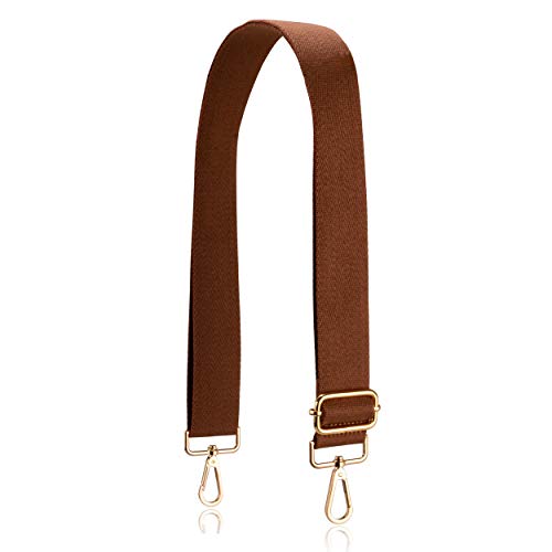 A Allzedream Crossbody Bag Strap Soft Adjustable Replacement Purse Straps (Brown)