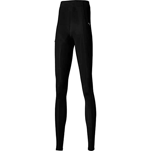 Mizuno Core Impulse Long Tight Leggings, Nero, M Uomo