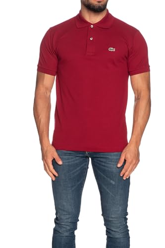 Lacoste L1212 Polo, Rosso(Bordeaux), Xl Uomo