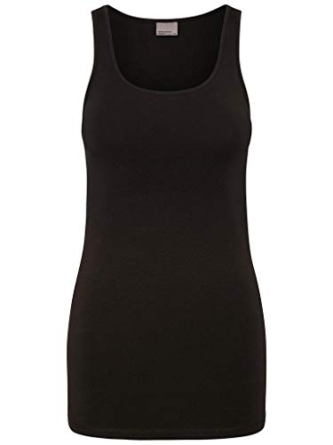 Vero Moda Vmmaxi My Soft Long Tank Top Noos Vestaglia, Nero (Black), Xxl Donna