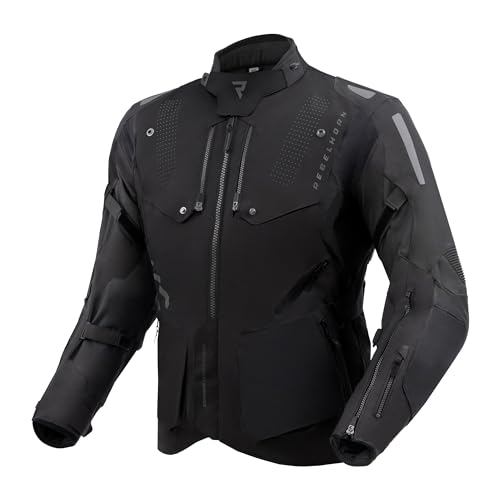 Rebelhorn Hiker Iv Giacca Da Moto Uomo | Tessile | Protezioni Gomiti E Spalle Livello 2 | Membrana In & Out Rimovibile | 2 Pannelli Di Ventilazione |