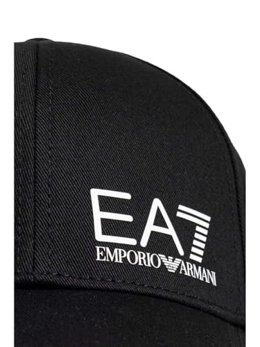 Ea7 Cappello Unisex Emporio Armani Baseball Hat Black/White C25Ea03 7X000005 Af11989 M