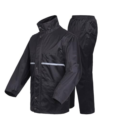 Susy Shop Tuta Antipioggia Completo Pioggia Impermeabile Moto Scooter Bici Antivento Con Cappuccio In Varie Taglie (Taglia Xl)