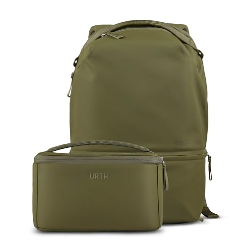 Urth Zaino Arkose 20L + Divisorio Piccolo Per Macchina Fotografica (Verde)