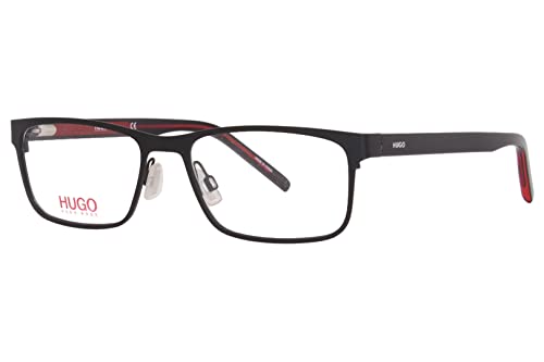 Boss Hugo Hg 1005 Sunglasses, Matt Black Red, 55 Men'S