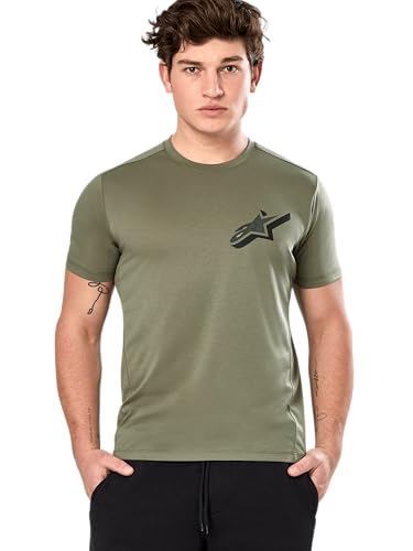 Alpinestars Attrition Performance Tee T-Shirt A Maniche Corte Maglietta Uomo Girocollo Regular Fit Verde Chiaro L