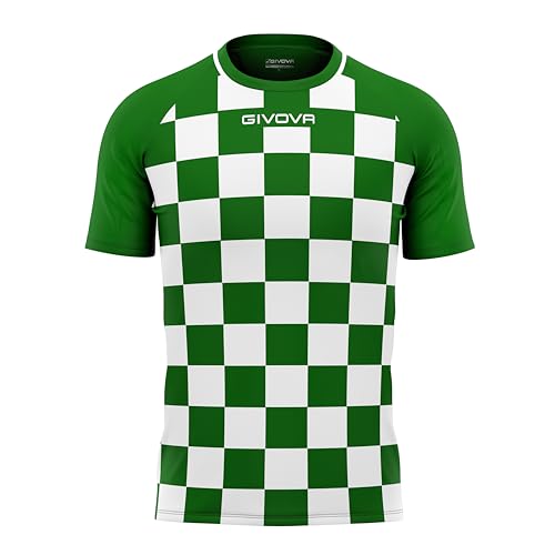 Givova Shirt Dama Verde/Bianco Tg. L