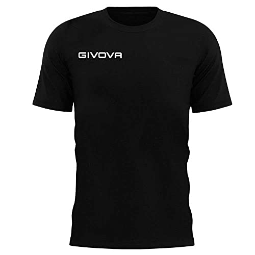 Givova T-Shirt Cotone Fresh Nero Tg. 2Xl