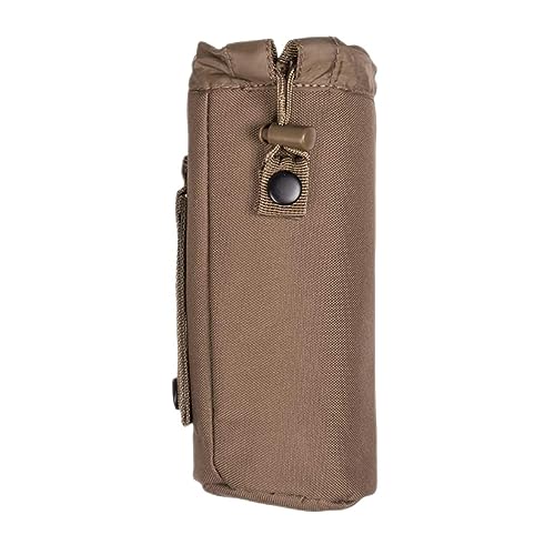Tactical Ops Pouch Acqua Miltec Usa Pouch Molle Per Bottiglia Fino A 1 Litro Per Zaini Con Molle Color Tan, Mimetico (Multitarn), M