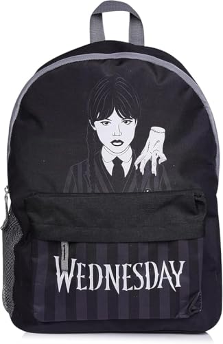 Wednesday - Zaino Scuola Materna E Elementare - Zaino Scuola Elementare Bimbo - Zaino Prima Elementare Bambino - Zainetto - Idea Regalo