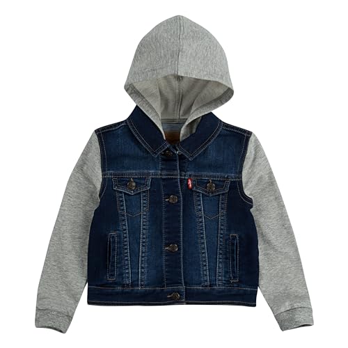 Levi'S Lvn Indigo Jacket, Canottiera Denim Bambini E Ragazzi, Indigo Dusk, 3 Anni