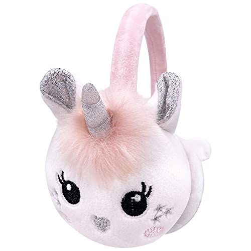 Gifts Treat Paraorecchie Per Ragazze Bambini Carino Unicorno Regolabile Paraorecchie (Carino Unicorno, S)