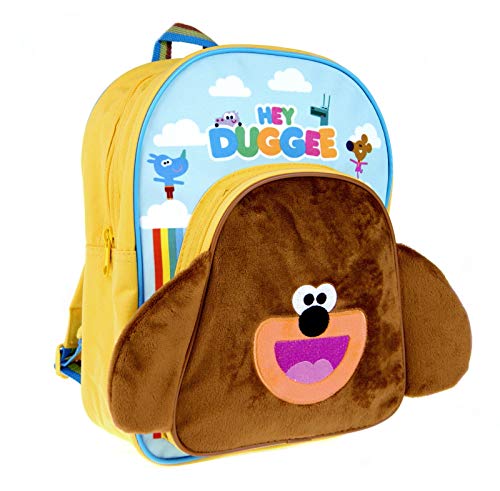 Hey Duggee Bambini Felpa 3D Zaino Bambini Bambine Vivaio Scuola Bambini Zaino - Hey Duggee, Misura Unica