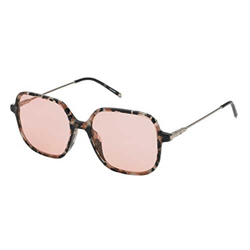 Zadig & Voltaire Szv328 Occhiali, Rosa Scintillante/Marrone Vintage Havana, 70 Donna