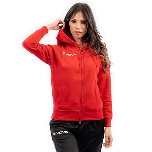 Givova Felpa King Fullzip Rosso