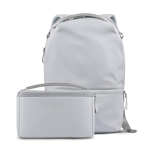 Urth Zaino Arkose 20L + Divisorio Piccolo Per Macchina Fotografica (Grigio Polvere)