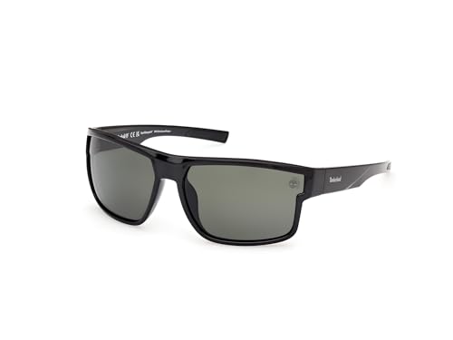 Timberland Occhiali Da Sole Tb00016 01R Shiny Black 65/16/130 Uomo