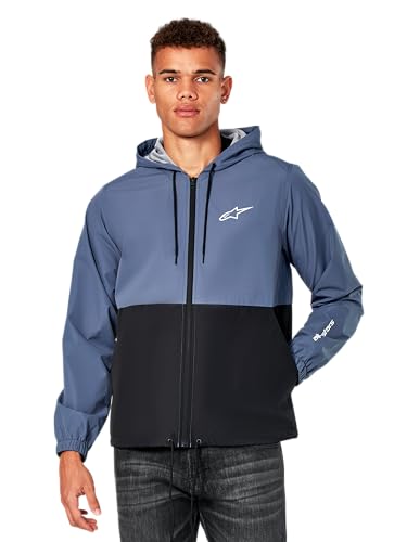 Alpinestars Speeder Windbreaker Jacket Giacca Sportiva, Blu Ardesia/Nero, M Uomo