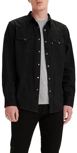 Levi'S Barstow Western Standard, Uomo, Marble Black Denim Rinse, M