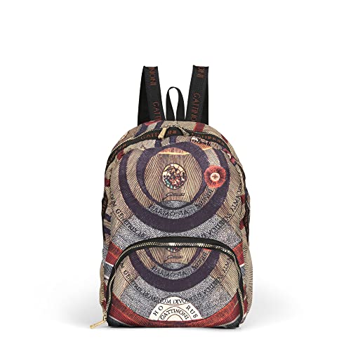 Gattinoni Zaino Donna Planetarium Classic Black Zaino Grande Nero Backpack Linea Easy Chic
