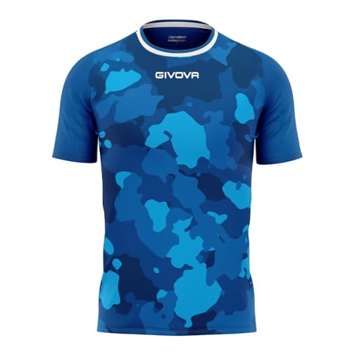 Givova Shirt Army Interlock Azzurro/Turchese Tg. Xl