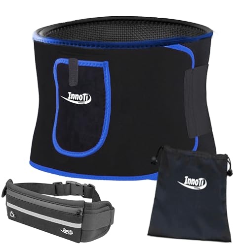 Innoti Fascia Addominale Dimagrante Uomo E Donna In Neoprene - Cintura Dimagrante Per Palestra, Fitness E Sport - Cintura Snellente Pancia Ed Effetto