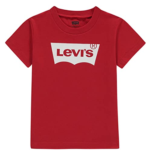 Levi'S Lvb S/S Batwing Tee Bimbo, Super Red, 24 Mesi