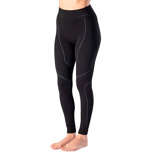 Risalti Calzamaglia Termica Donna Merino Tech - Pantaloni Termici Donna Compressione In Lana Merino, Abbigliamento Termico Donna, Intimo Termico Donna