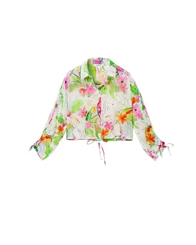 Desigual Cam_Catar 1000 Camicia, Bianco, L Donna