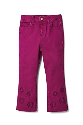 Desigual Kids Top-Bottoms-Exterio Pantaloni Casual, Red, 8-Jul Ragazze