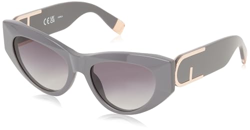 Furla, Sunglasses, Sfu881-54-0Gfs, Full Grey, Female, Full Grey, 54